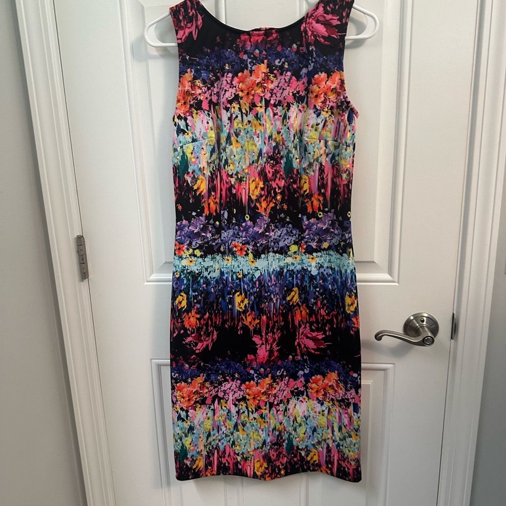 Joseph Ribkoff Pink and Purple Patterned Top
